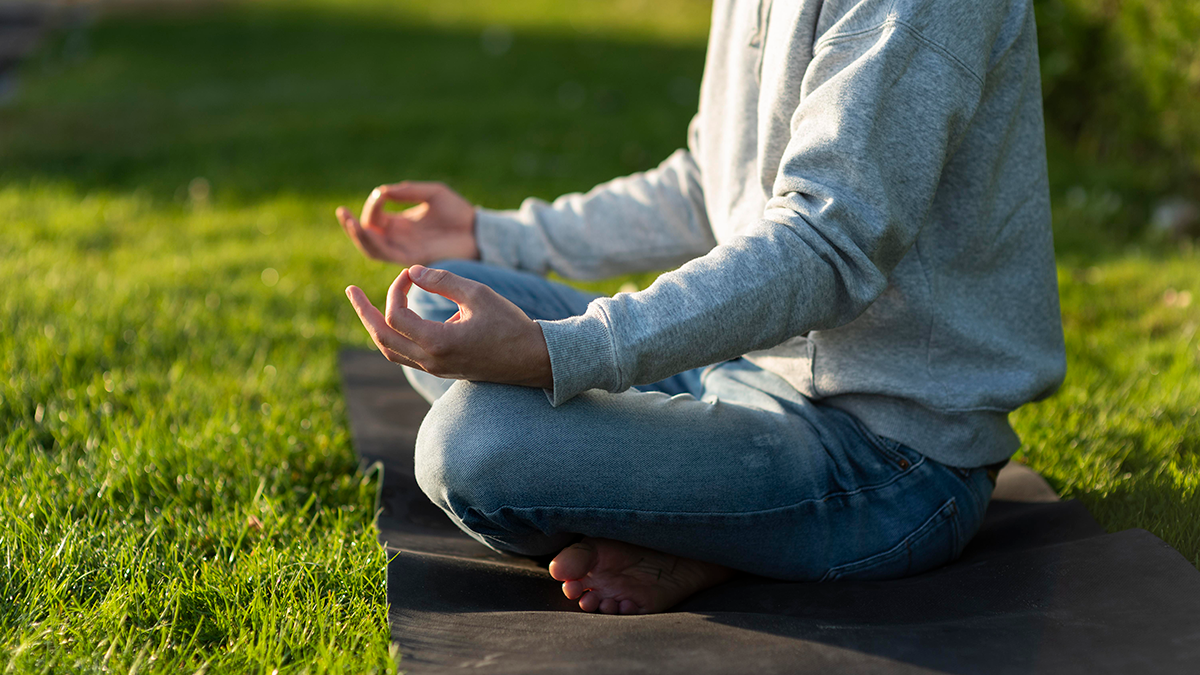 Der er også mænd på meditationshold og meditationsevent. 