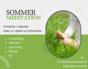 Sommer meditation udendørs